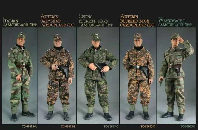 Origin and development of camouflage training uniforms